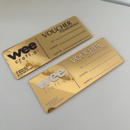 VOUCHER DRUKOWANY UV PREMIUM ZŁOTY