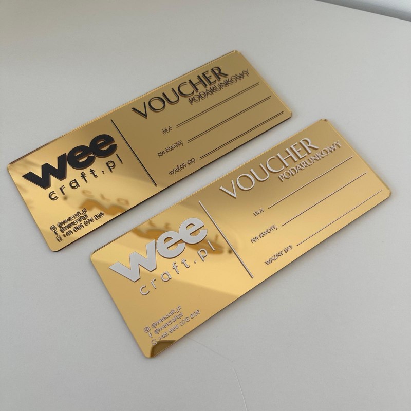 VOUCHER DRUKOWANY UV PREMIUM SREBRNY VOUCHER DRUKOWANY UV PREMIUM SREBRNY