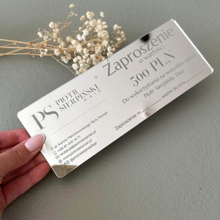 VOUCHER GRAWEROWANY PREMIUM SREBRNY