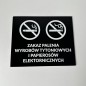 TABLICZKA INFORMACYJNA ZAKAZ PALENIA WYROBÓW TYTONIOWYCH I ELEKTRONICZNYCH v2