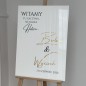 TABLICA POWITALNA NA WESELE 50 × 70 cm