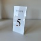 NUMERKI NA STOŁY WESELNE - MODEL L 10 × 20 cm NUMERKI NA STOŁY WESELNE - MODEL L 10 × 20 cm