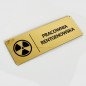 TABLICZKA INFORMACYJNA PRACOWNIA RENTGENOWSKA LUSTRZANA TABLICZKA INFORMACYJNA PRACOWNIA RENTGENOWSKA LUSTRZANA