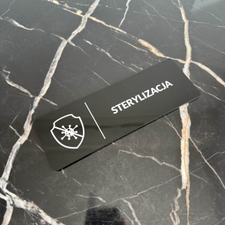 TABLICZKA INFORMACYJNA STERYLIZACJA