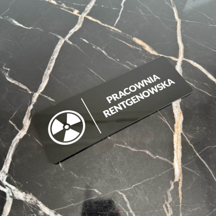TABLICZKA INFORMACYJNA PRACOWNIA RENTGENOWSKA