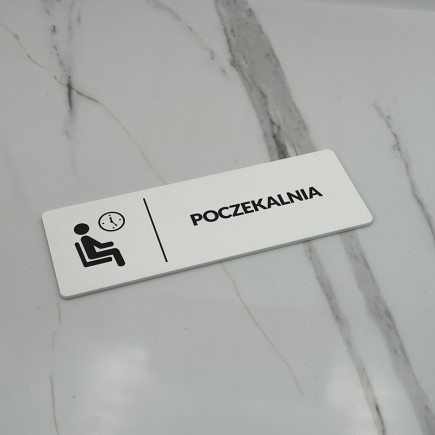 TABLICZKA INFORMACYJNA POCZEKALNIA