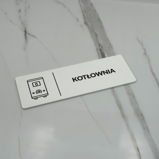 TABLICZKA INFORMACYJNA KOTŁOWNIA