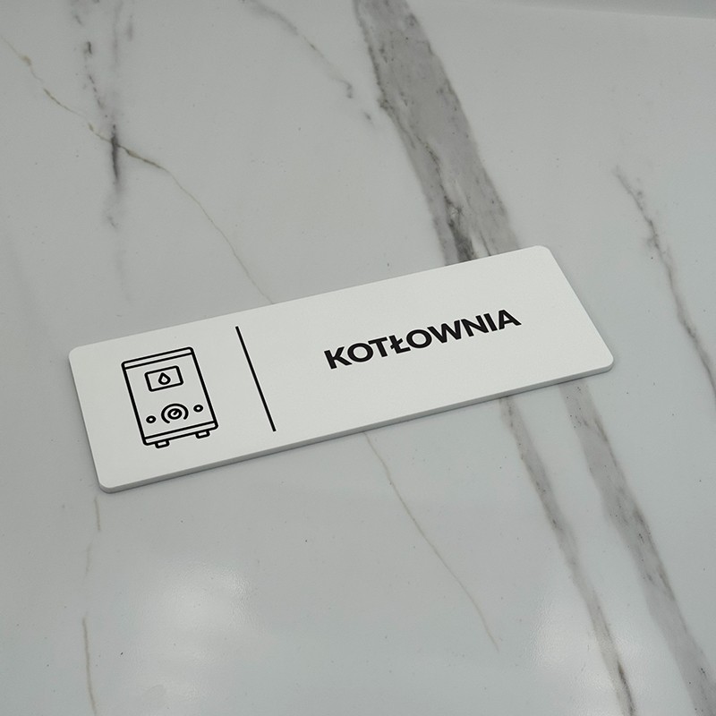 TABLICZKA INFORMACYJNA KOTŁOWNIA