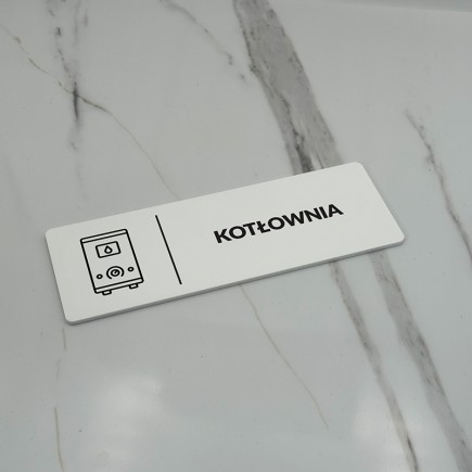 TABLICZKA INFORMACYJNA KOTŁOWNIA