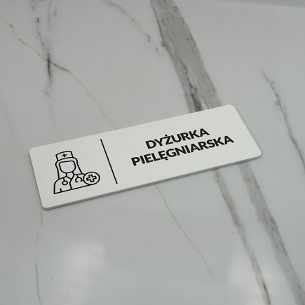 TABLICZKA INFORMACYJNA DYŻURKA PIELĘGNIARSKA