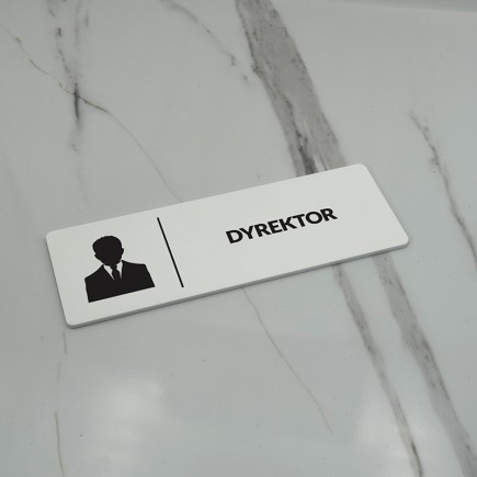 TABLICZKA INFORMACYJNA DYREKTOR