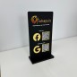 MINI TABLICZKA Z DWOMA KODAMI QR MINI TABLICZKA Z DWOMA KODAMI QR