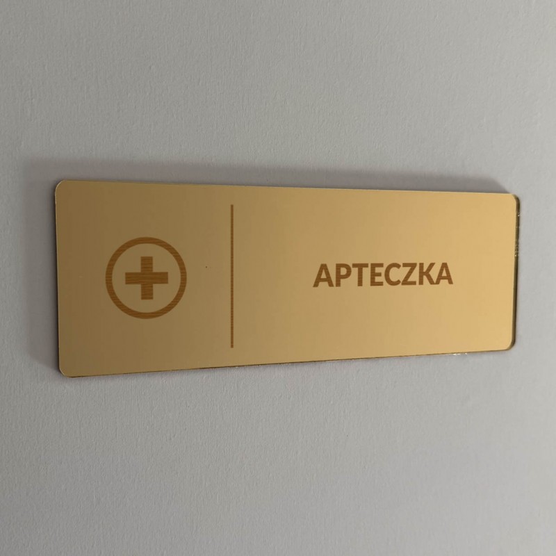 TABLICZKA INFORMACYJNA APTECZKA - GRAWER TABLICZKA INFORMACYJNA APTECZKA - GRAWER
