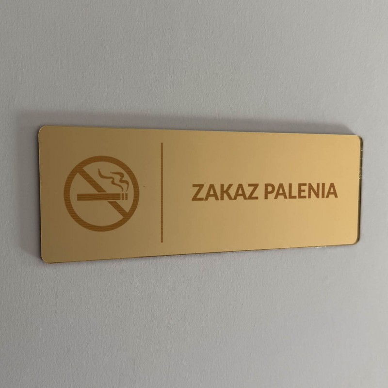 TABLICZKA INFORMACYJNA ZAKAZ PALENIA - GRAWER TABLICZKA INFORMACYJNA ZAKAZ PALENIA - GRAWER