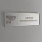 TABLICZKA INFORMACYJNA OBIEKT MONITOROWANY - GRAWER TABLICZKA INFORMACYJNA OBIEKT MONITOROWANY - GRAWER