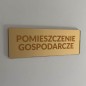 TABLICZKA Z OPISEM POMIESZCZENIA - 20x7cm - GRAWER TABLICZKA Z OPISEM POMIESZCZENIA - 20x7cm - GRAWER