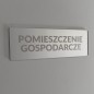 TABLICZKA Z OPISEM POMIESZCZENIA - 20x7cm - GRAWER TABLICZKA Z OPISEM POMIESZCZENIA - 20x7cm - GRAWER