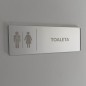 TABLICZKA INFORMACYJNA TOALETA - GRAWEROWANA TABLICZKA INFORMACYJNA TOALETA - GRAWEROWANA