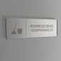 TABLICZKA INFORMACYJNA POMIESZCZNIE GOSPODARCZE - GRAWEROWANA