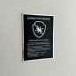 Tabliczka informacyjna – Sterylizacja narzędzi - Zabiegi fryzjerskie Tabliczka informacyjna – Sterylizacja narzędzi - Zabiegi fryzjerskie
