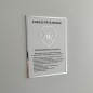 Tabliczka informacyjna – Sterylizacja narzędzi - Zabiegi fryzjerskie Tabliczka informacyjna – Sterylizacja narzędzi - Zabiegi fryzjerskie