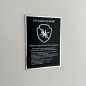 Tabliczka informacyjna – Sterylizacja narzędzi - Stylizacja brwi