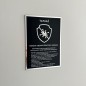 Tabliczka informacyjna – Sterylizacja narzędzi - Tatuaż