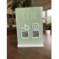 TABLICZKA Z DWOMA KODAMI QR A4 TABLICZKA Z DWOMA KODAMI QR A4