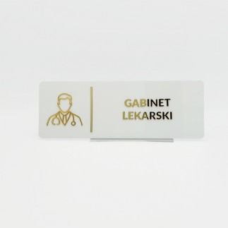 TABLICZKA GABINET LEKARSKI - 3D