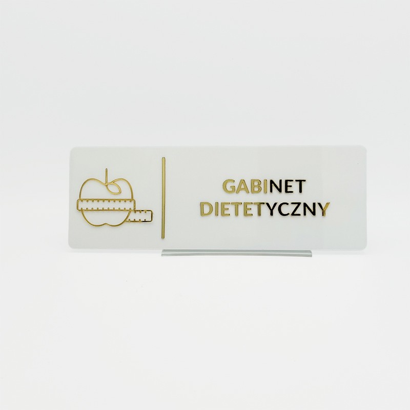 TABLICZKA GABINET DIETETYCZNY - 3D TABLICZKA GABINET DIETETYCZNY - 3D