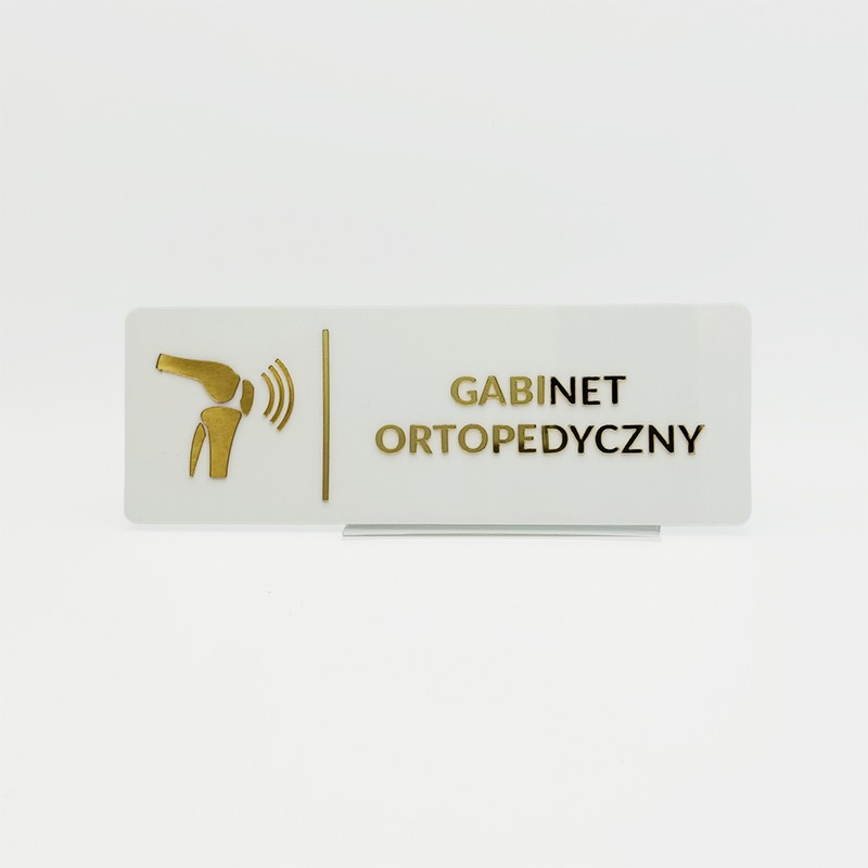 TABLICZKA GABINET ORTOPEDYCZNY - 3D