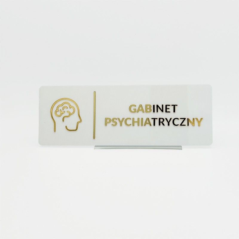 TABLICZKA GABINET PSYCHIATRYCZNY - 3D TABLICZKA GABINET PSYCHIATRYCZNY - 3D