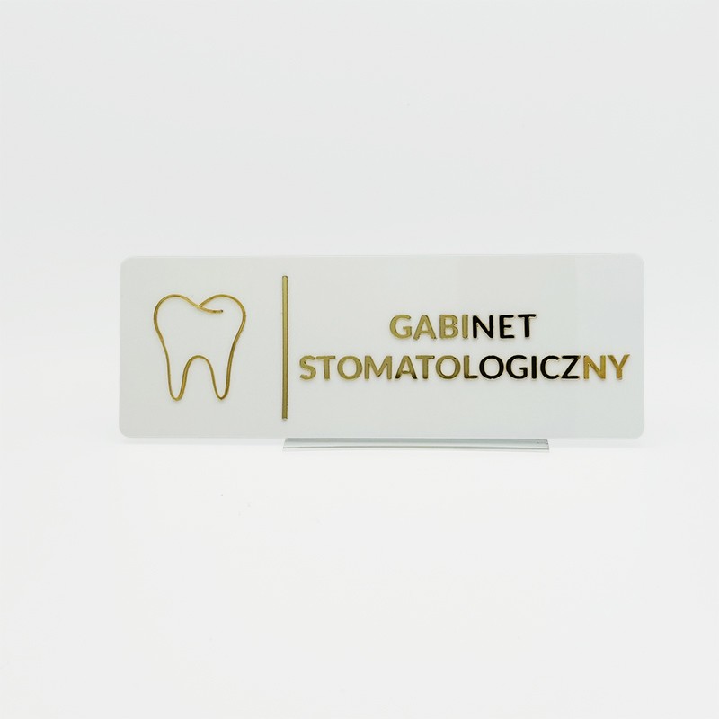 TABLICZKA GABINET STOMATOLOGICZNY - 3D