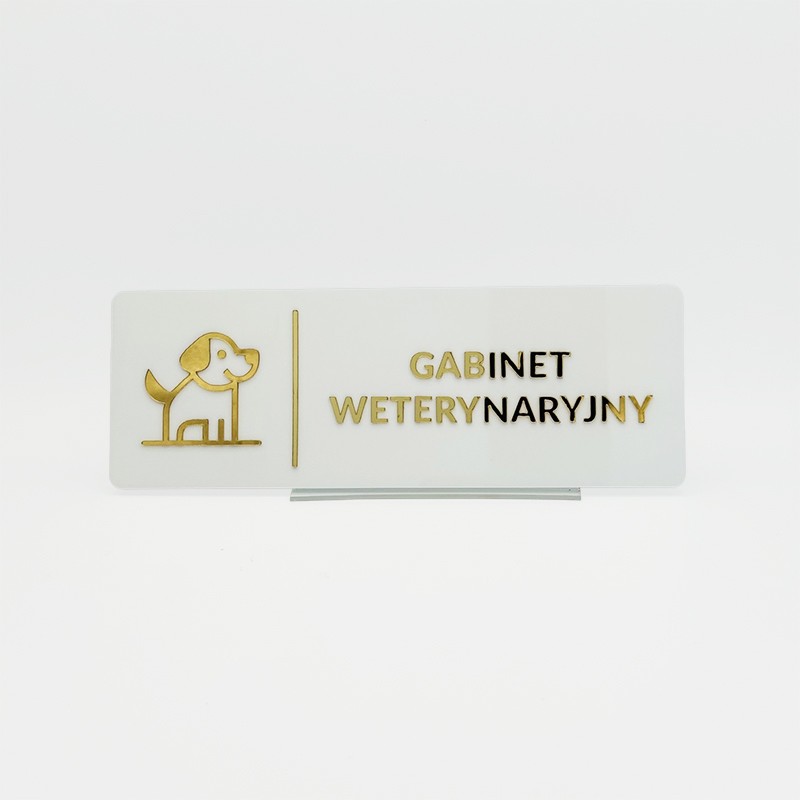 TABLICZKA GABINET WETERYNARYJNY - 3D TABLICZKA GABINET WETERYNARYJNY - 3D
